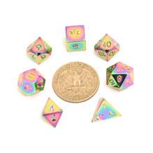 Mini 10mm metal polyhedral dice