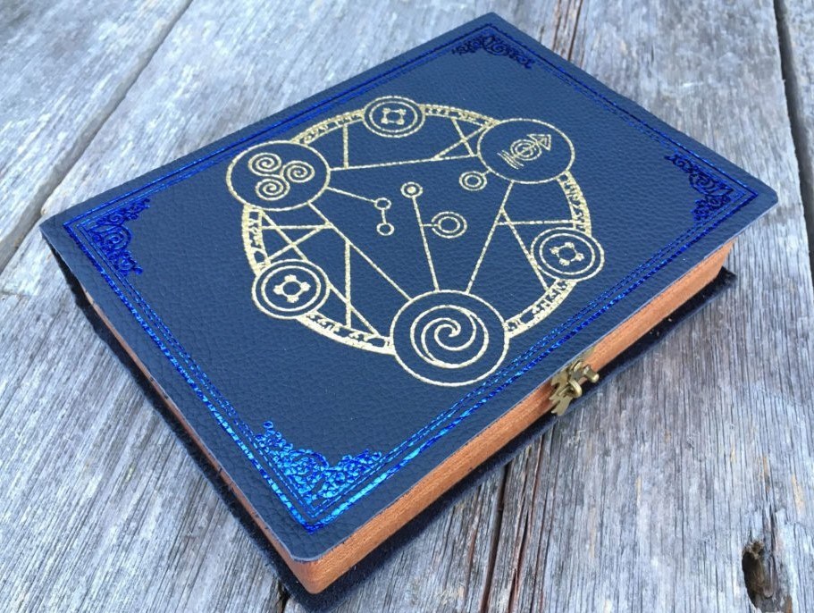 Spellbook with Blue Leather