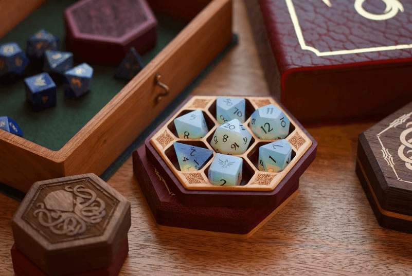 Gemstone Phoenix Dice Elderwood Academy