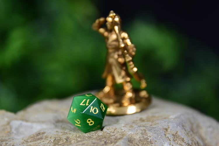 The Ethereal Emerald - D20 + D6 + D4 Dice Sets